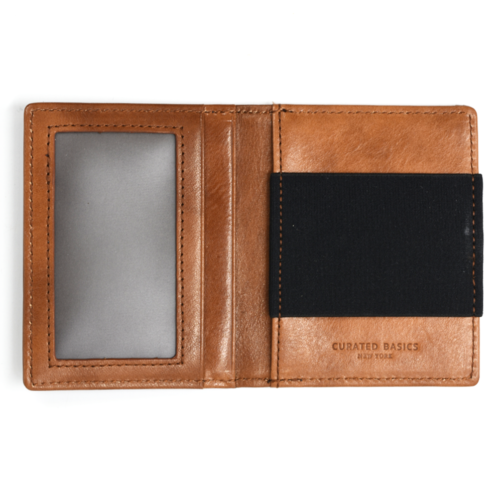 Slim Wallet with Elastic Strap