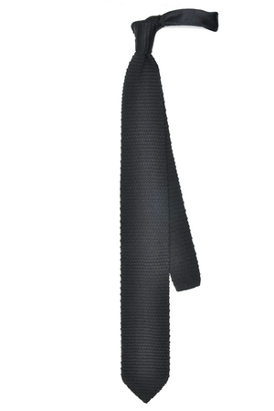 Black 3" Knit Tie