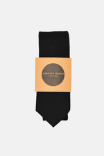 Black Wool Tie