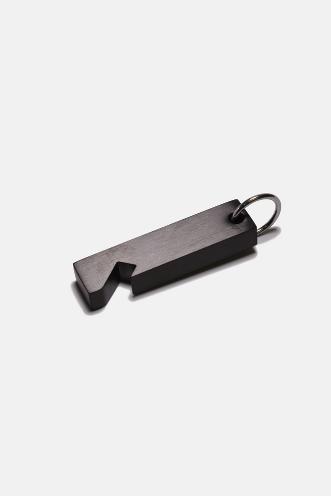 Black Steel Bottle Opener