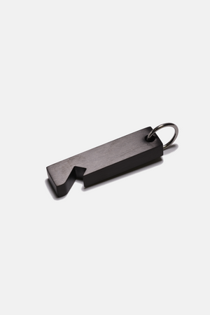 Black Steel Bottle Opener