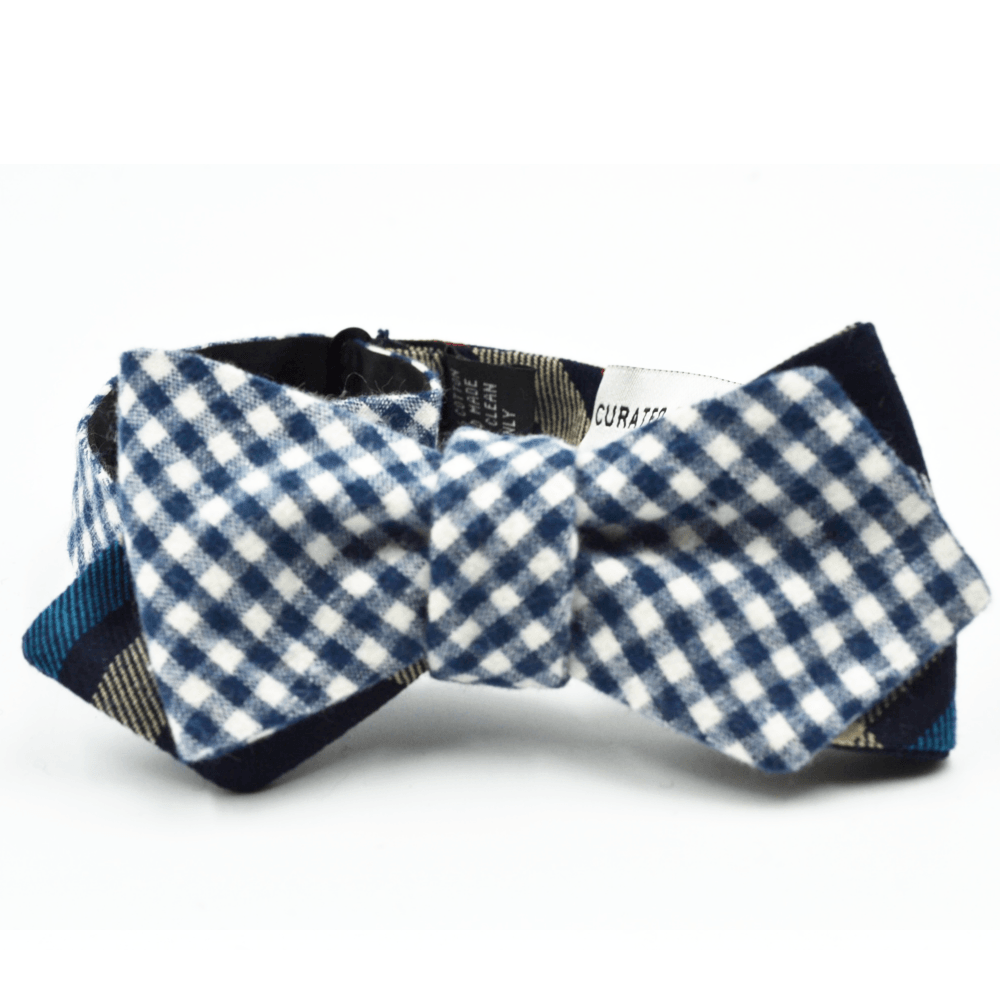 Reversible Plaid/Gingham Bow Tie