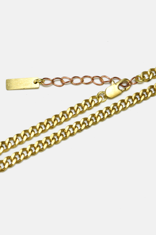 Flat Curb Chain Necklace