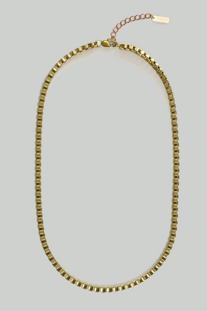 5mm Brass Boxed Necklace Chain