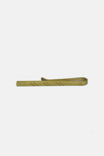 Vintage Brass Slip On Tie Clip