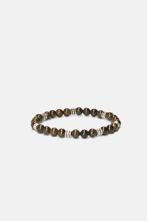 Bronzite Beaded Bracelet