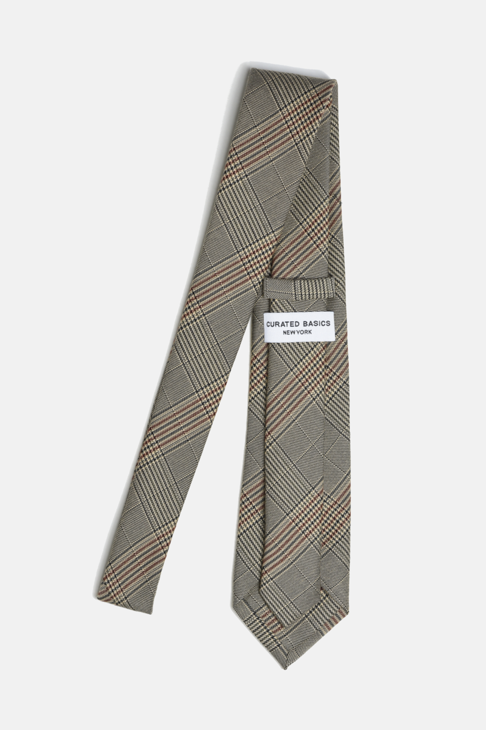Fresh Look at Brown Glen Plaid Tie