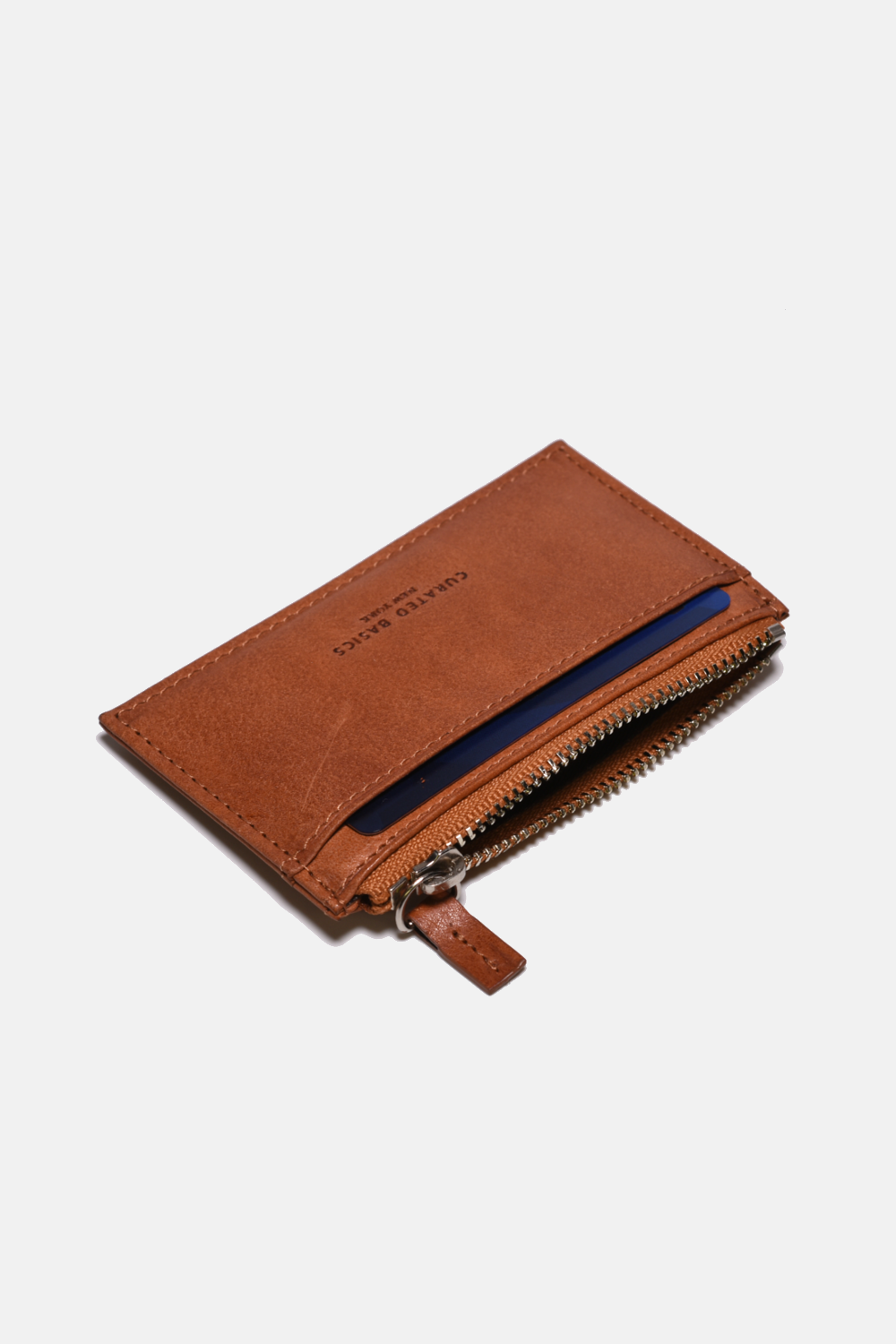 Zipper Leather Cardholder
