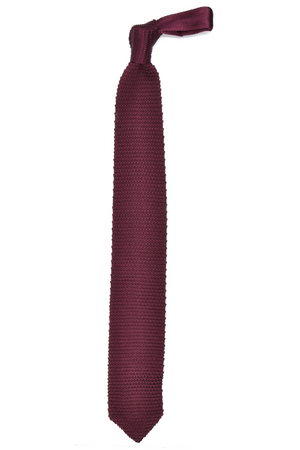 Burgundy 3" Knit Tie