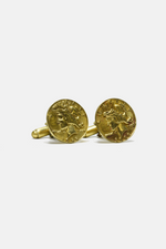 Brass Coin Cufflinks