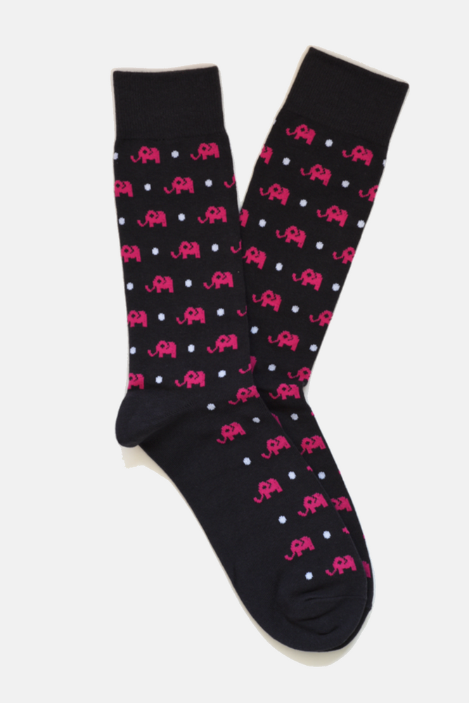 Grey Elephant Socks