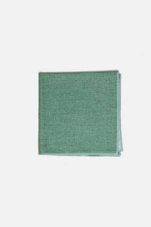 Emerald Green Linen Pocket Square