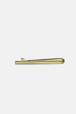Polished Gold Slip On Tie Clip