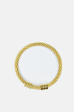 Gold Wire Cuff - Gold Accent