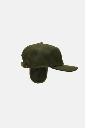 Wool Hat with Optional Fold Down Ear-Flap
