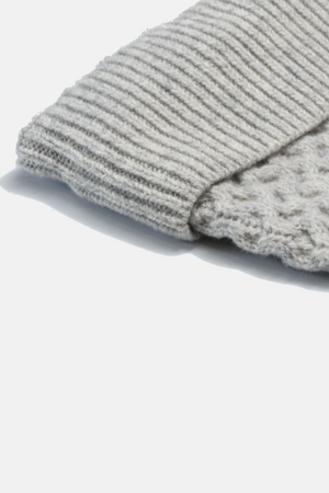 Honeycomb Knit 100% Wool Beanie