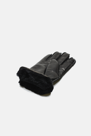 Lambskin Leather Shearling Lined Glove