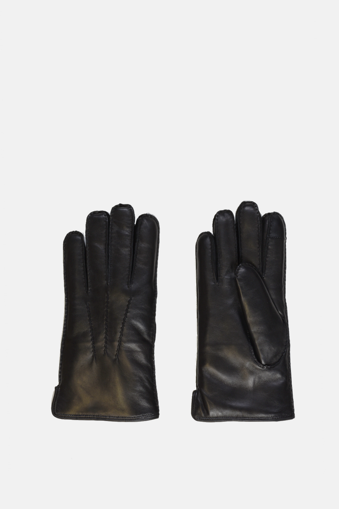 Lambskin Leather Shearling Lined Glove