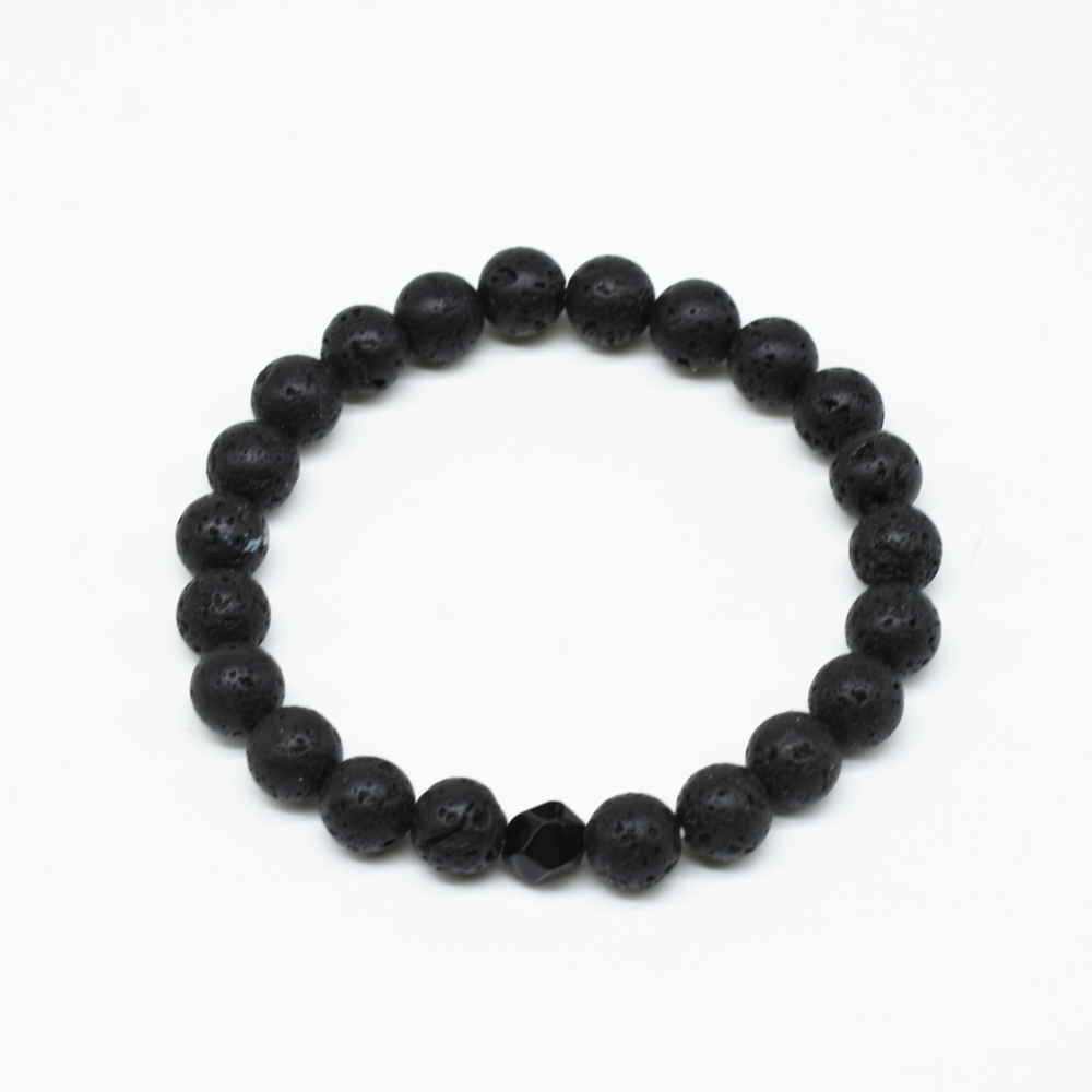 Allover Lavastone Stretch Beaded Bracelet