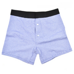 Light Blue Striped Boxer Briefs