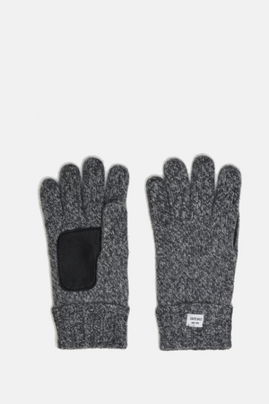 Grey Marled Wool Glove