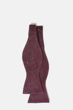 Maroon Wool Bow Tie