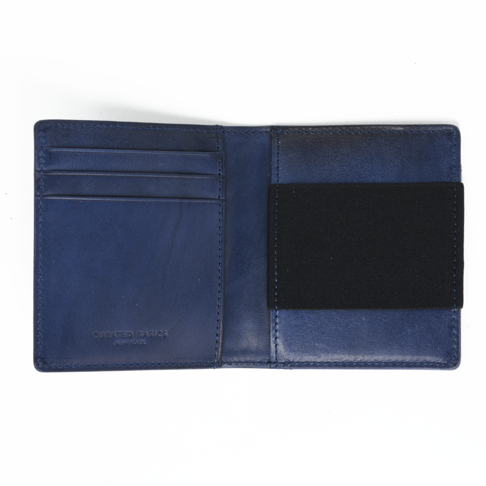 Slim Wallet with Elastic Strap