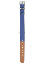 18mm // 20mm Navy and Tan Nato Strap