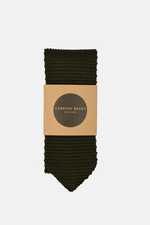 Olive 3" Knit Tie