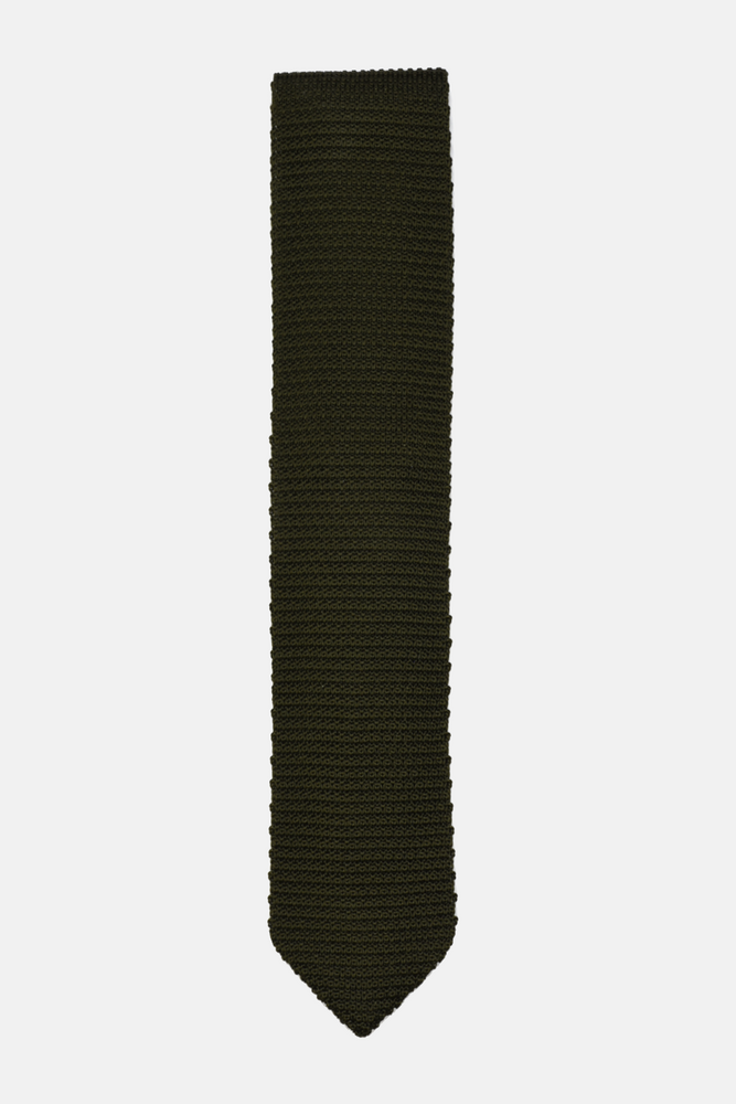 Olive 3" Knit Tie