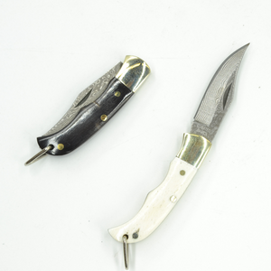 Ox-bone Inlay Folding Knife