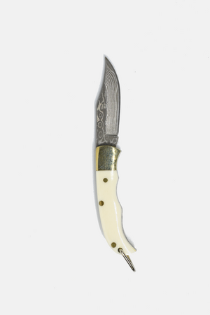Ox-bone Inlay Folding Knife