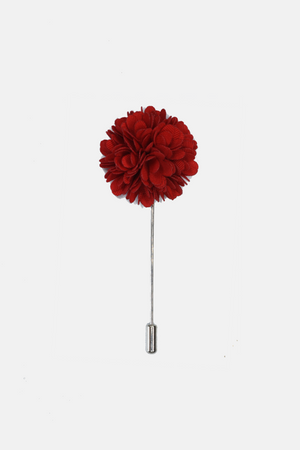 Assorted Satin Flower Lapel Pins
