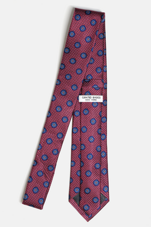 Red Foulard Tie