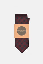 Burgundy Foulard Tie