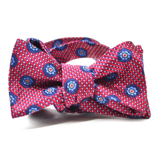 Red Foulard Bow Tie