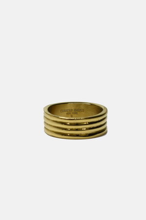 Brass Stacked Ring