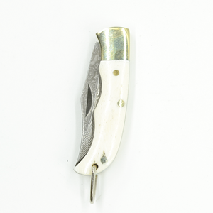 Ox-bone Inlay Folding Knife