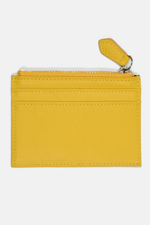 Zipper Leather Cardholder