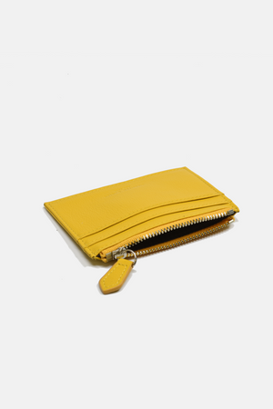 Zipper Leather Cardholder