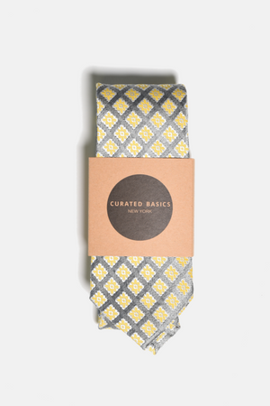 Yellow Foulard Tie